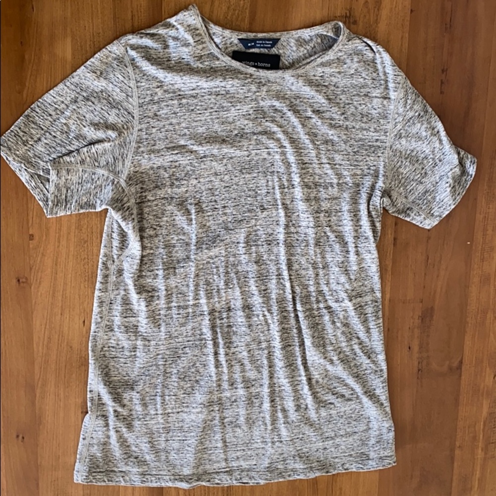 Wings + Horns tee shirt